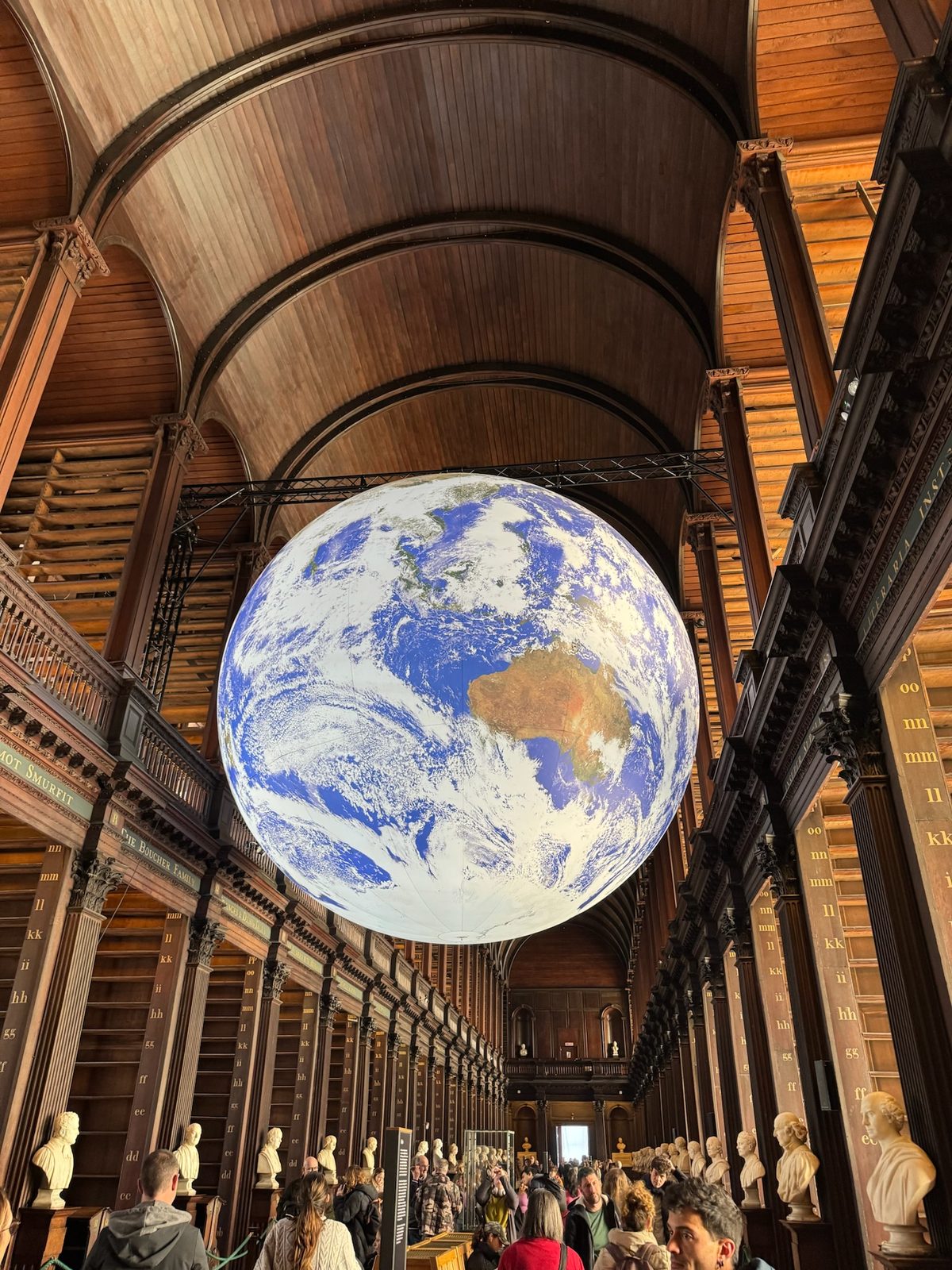 The Long Room at Trinity College Library, Dublin